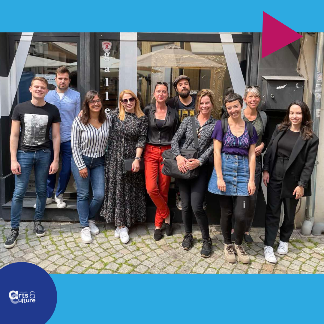 Website and social media materials for the Match With Arts and Culture European project