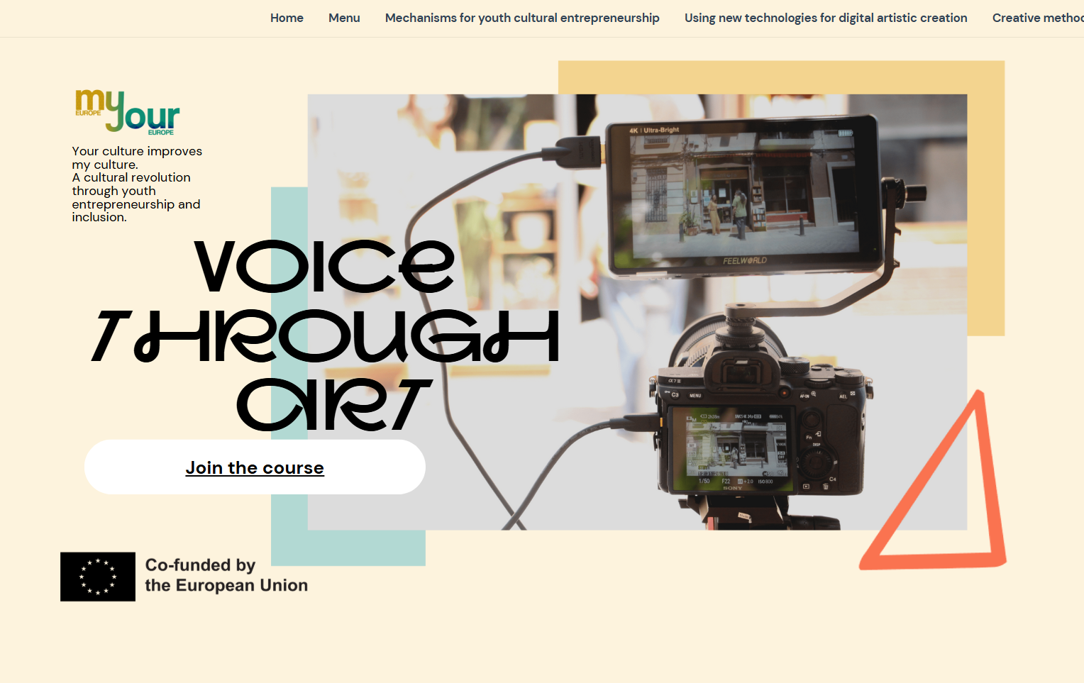 Educational materials and unit content for the Voice Through Art European project